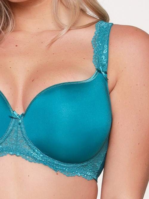 LingaDore Daily Uni Fit Plus Bra turquoise voorgevormde bh