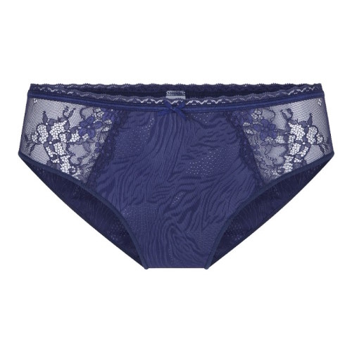 LingaDore Daily Basic blauw/print slip