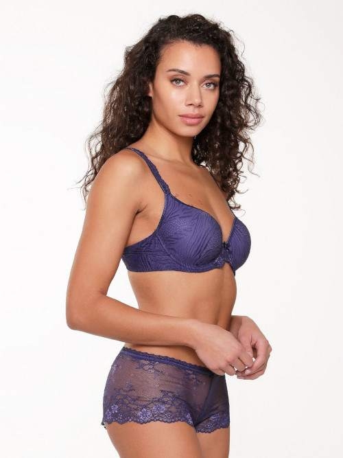 LingaDore Daily Basic blauw/print short