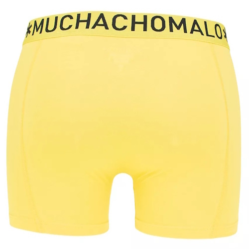 Muchachomalo Light Cotton Solid geel boxershort