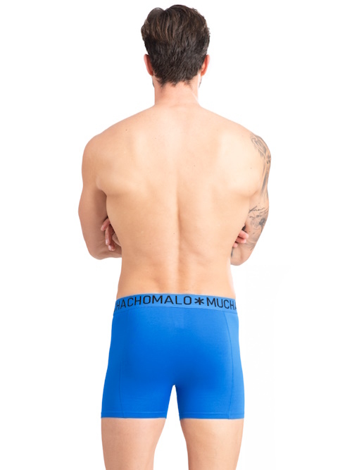 Muchachomalo Light Cotton Solid cobalt boxershort