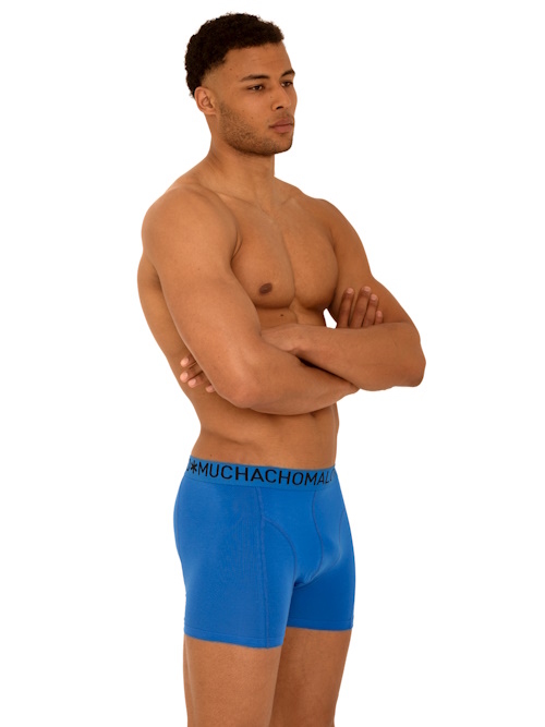 Muchachomalo Light Cotton Solid cobalt boxershort