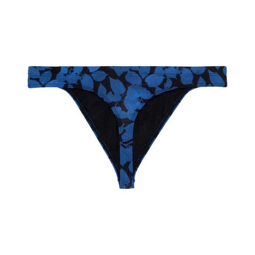HOM Quentin blauw/print heren string
