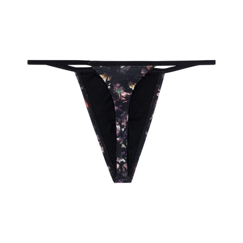HOM Sebastian zwart/print heren string