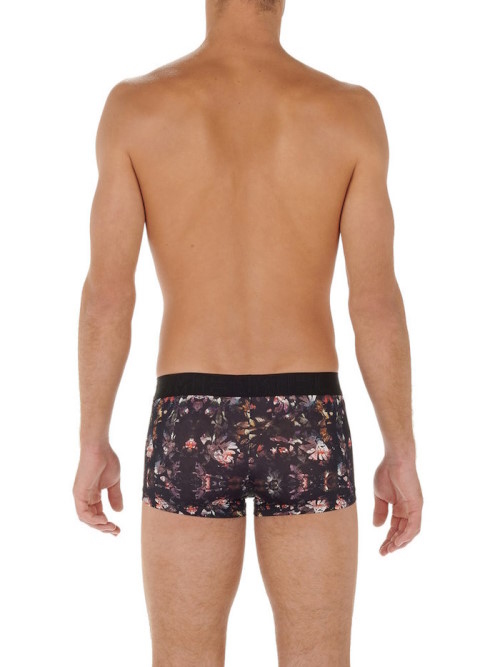 HOM Sebastian zwart/print sport trunk