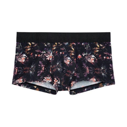 HOM Sebastian zwart/print sport trunk