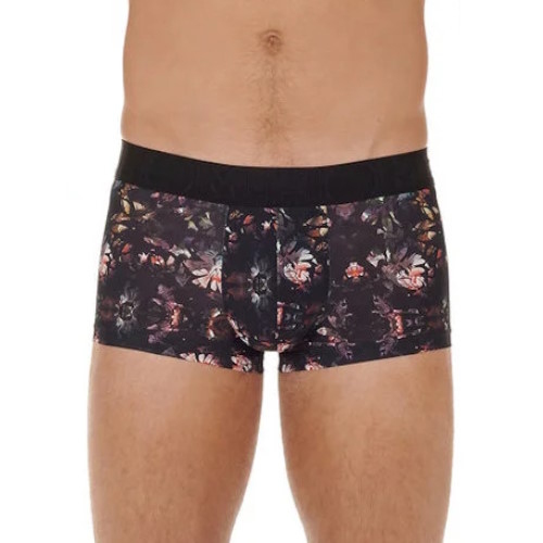 HOM Sebastian zwart/print sport trunk