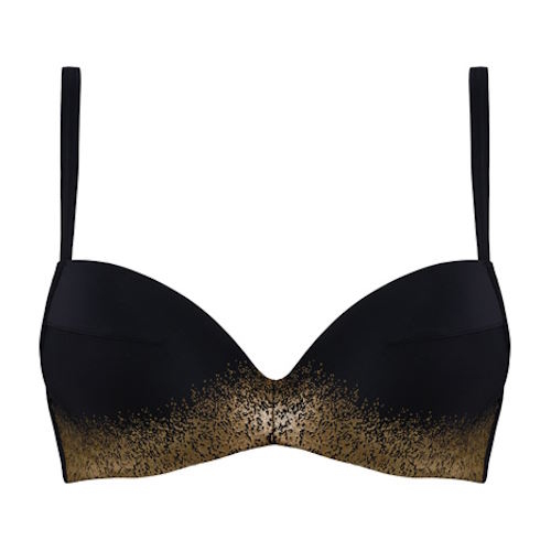 Marlies Dekkers Badmode Isthar zwart/goud push up bikinitop