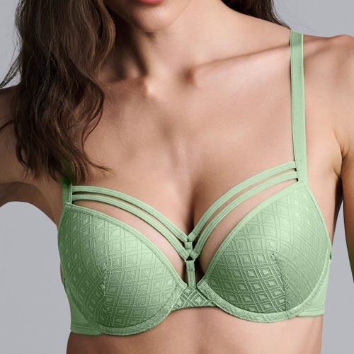 seductionpush up bra | pastel green