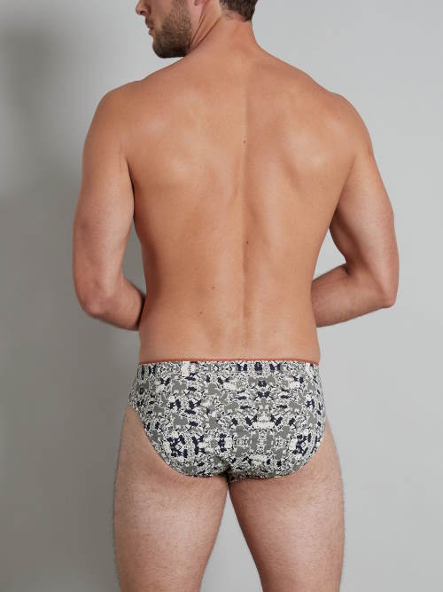 Tom Tailor Camo zwart/khaki heren slip