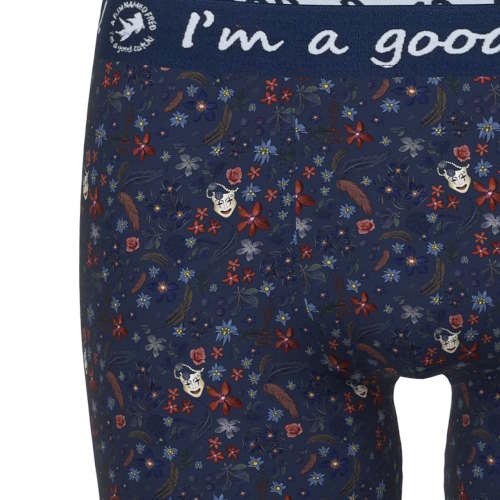 A Fish Named Fred Masks marine blauw/print boxershort