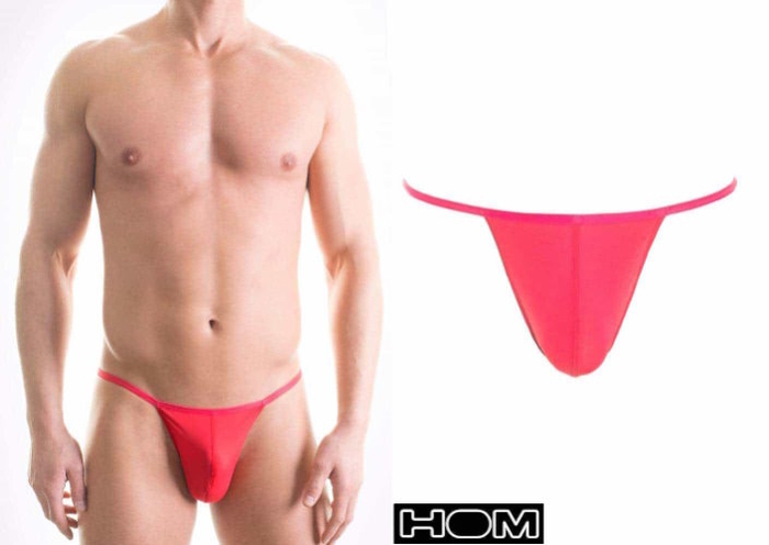 HOM Plume rood heren string