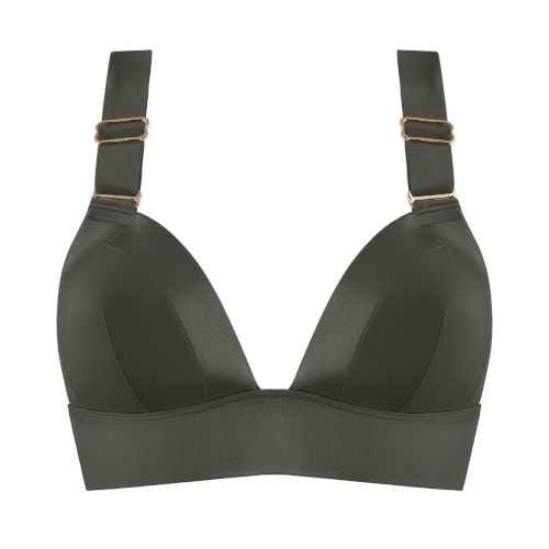 Marlies Dekkers Badmode Cache Coeur groen voorgevormde bikinitop