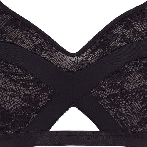Marlies Dekkers Wing Power grijs/zwart voorgevormde bh