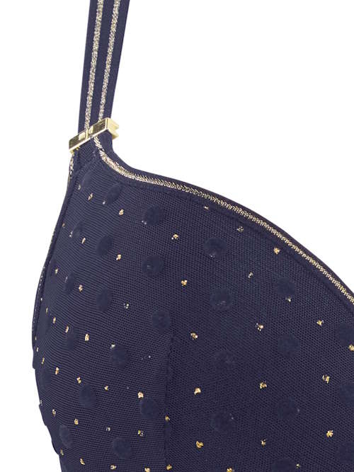 Marlies Dekkers Petit Point marine blauw push up bh