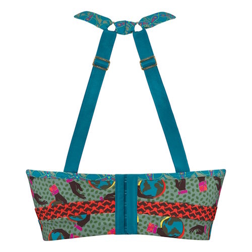 Marlies Dekkers Gaia blauw/print voorgevormde bh