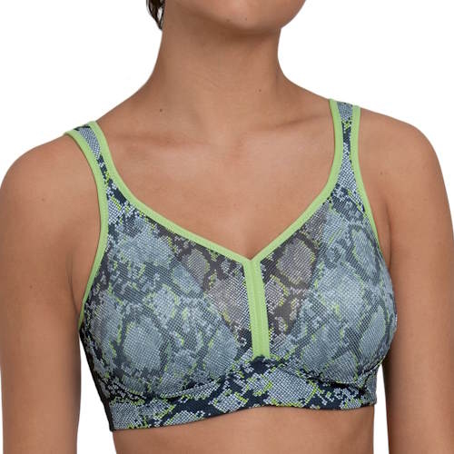 Anita Active Air Control Deltapad grijs/print sport bh