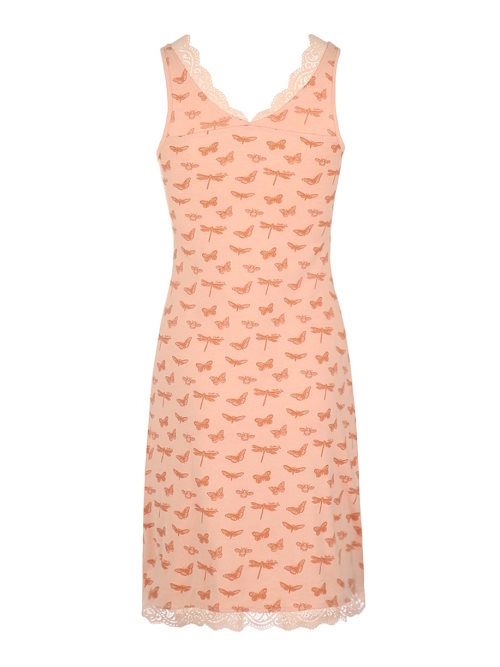 Charlie Choe Fantasy Dreams zalm roze slipdress