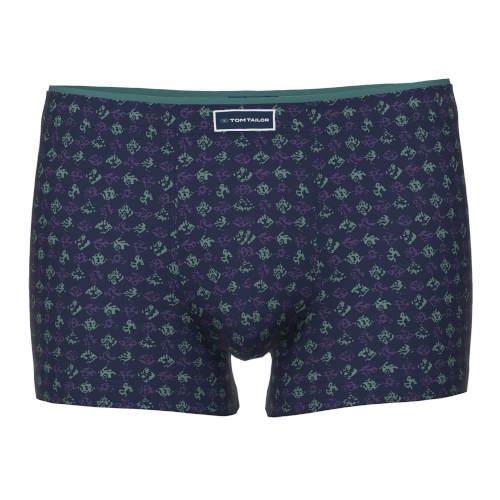 Tom Tailor Monté marine blauw/print modal boxershort