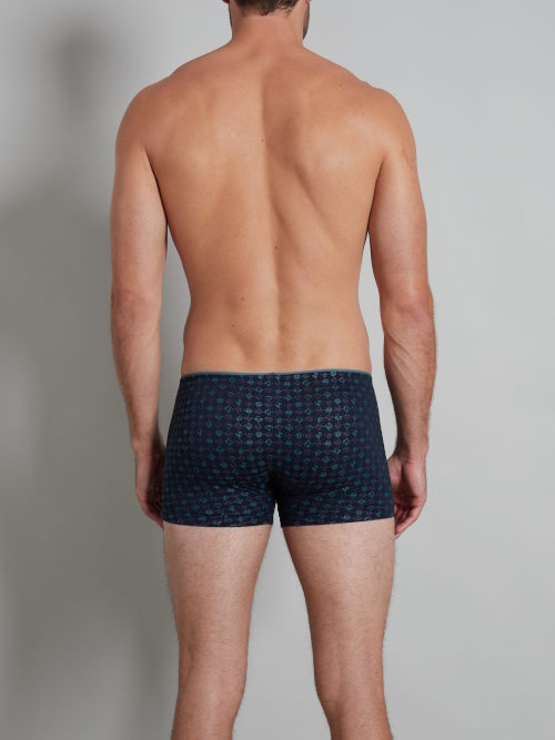 Tom Tailor Monté marine blauw/print modal boxershort