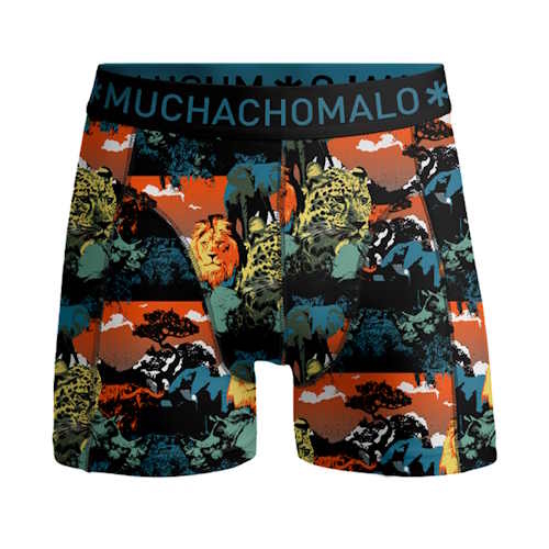 Muchachomalo Africa blauw/print jongens boxershort