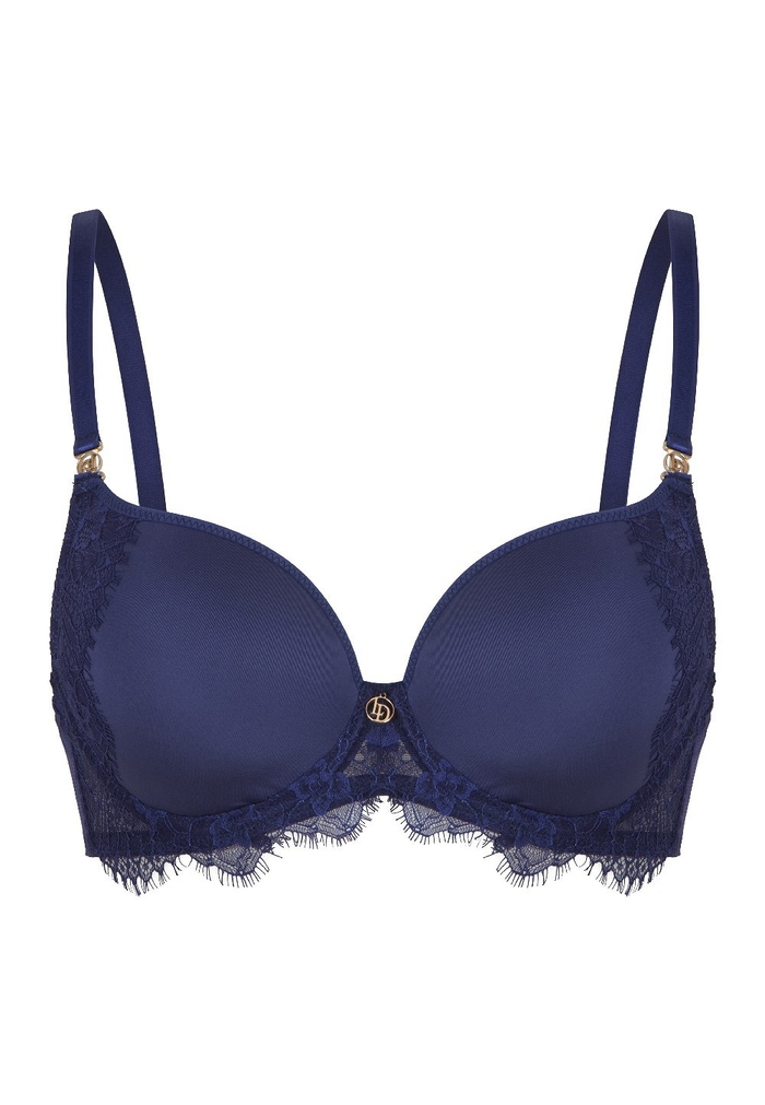 LingaDore  Blue Ribbon marine blauw voorgevormde bh