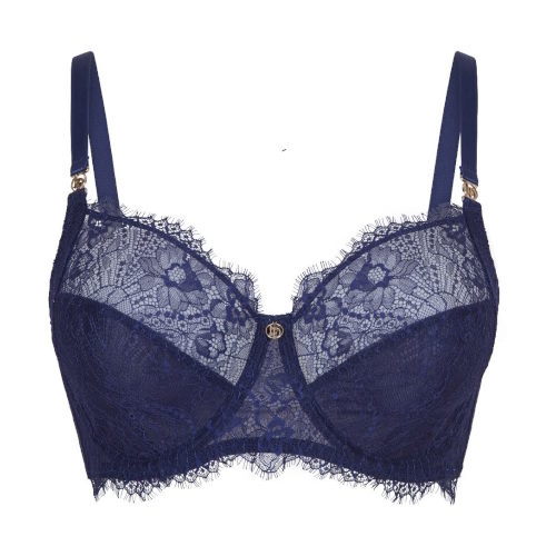 LingaDore  Blue Ribbon marine blauw niet voorgevormde bh