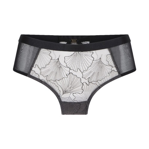 LingaDore Black Flower zwart short