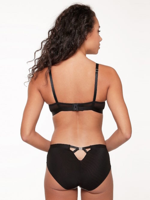 LingaDore Black Flower zwart short