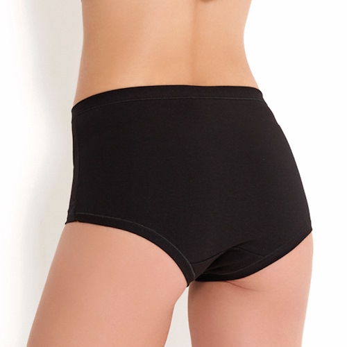 Entex Rossoporpora zwart high brief