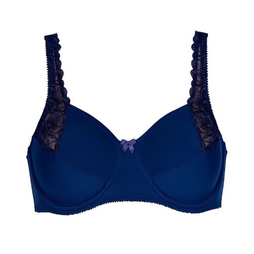 Elbrina Helen marine blauw niet voorgevormde bh