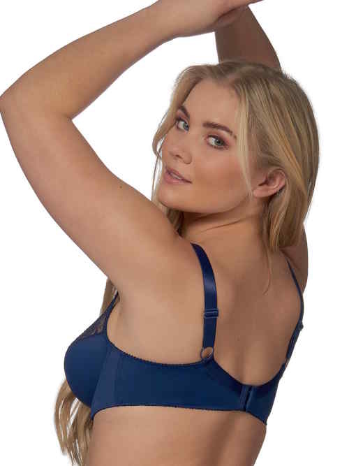Elbrina Helen marine blauw niet voorgevormde bh