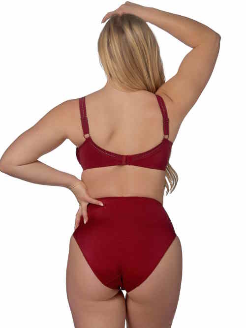 Elbrina Johanna donker rood slip