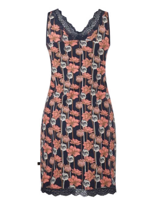 Charlie Choe Good Luck marine blauw/roze nachthemd