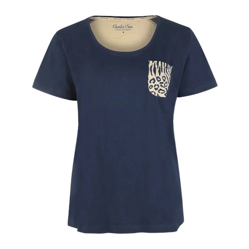Charlie Choe Wild Hearted marine blauw slaapshirt