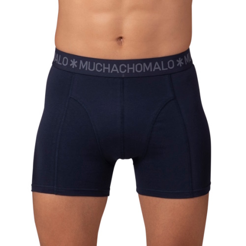 Muchachomalo Basic marine blauw boxershort