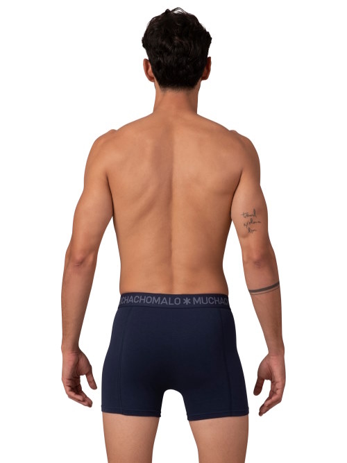 Muchachomalo Basic marine blauw boxershort