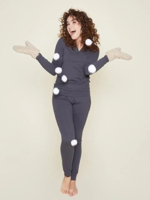 Charlie Choe Cold Days antraciet legging