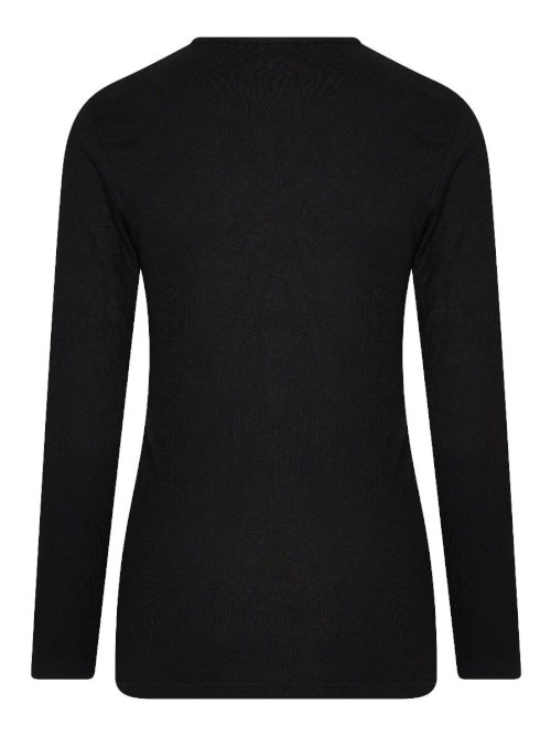 Beeren Ondergoed Thermo zwart dames thermo t-shirt