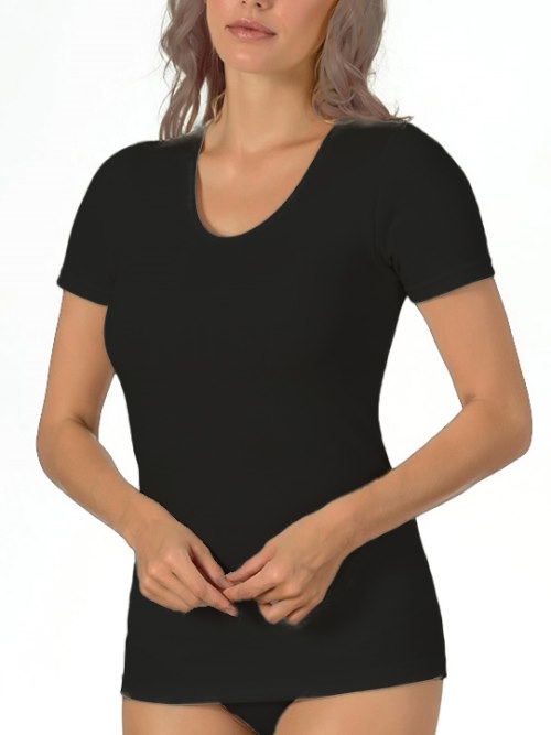 Entex Liesl zwart dames thermo t-shirt