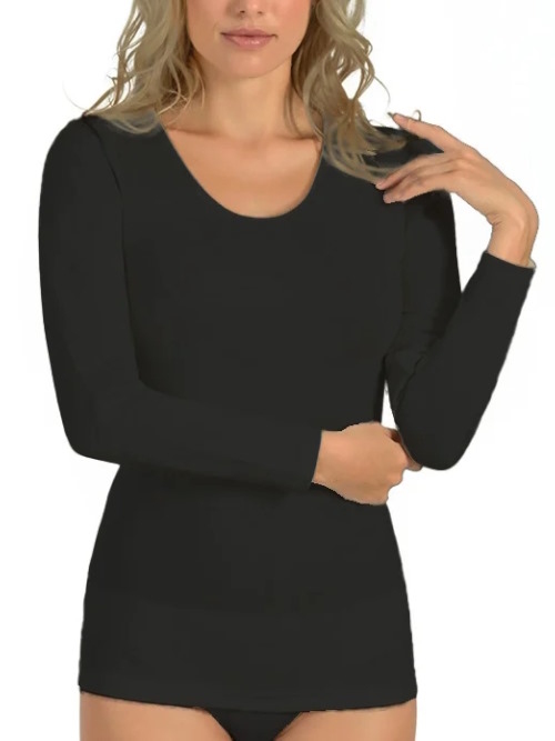 Entex Liesl zwart dames thermo t-shirt