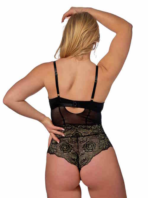After Eden D-Cup & Up Tilde zwart/goud body