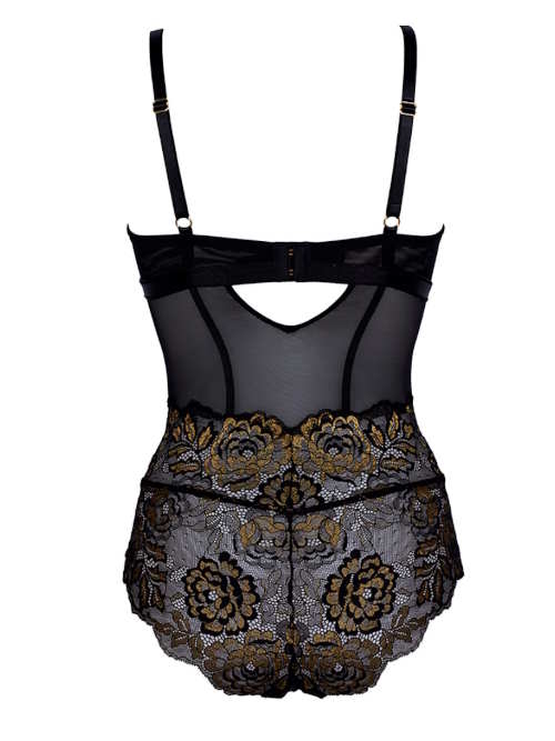 After Eden D-Cup & Up Tilde zwart/goud body