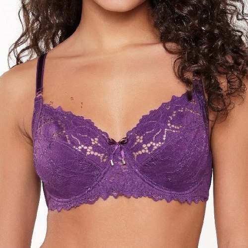 LingaDore Majesty purple paars niet voorgevormde bh