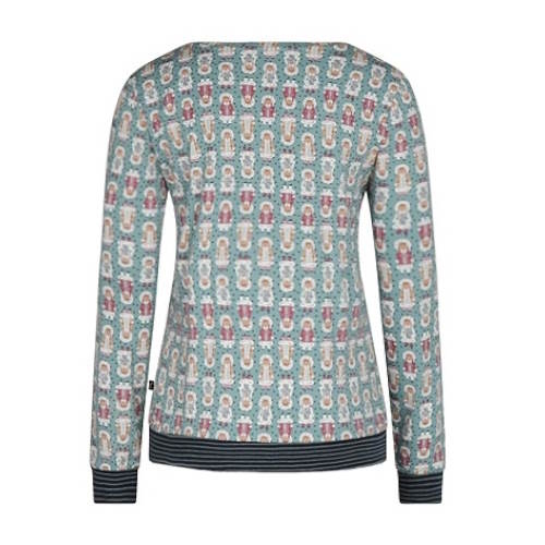 Charlie Choe Cold Days groen/print slaapshirt