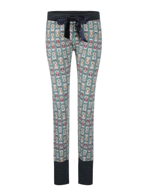 Charlie Choe Cold Days groen/print pyjamabroek