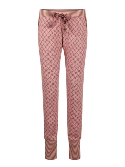 Charlie Choe Warm Nights bruin/roze pyjamabroek