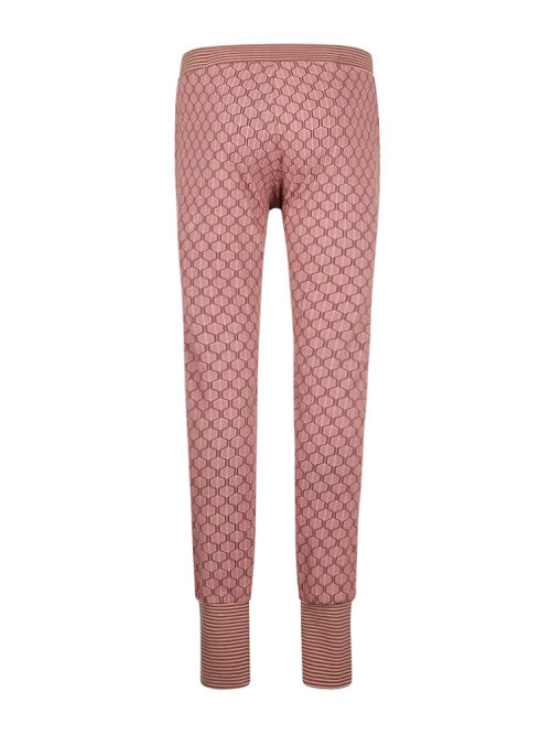 Charlie Choe Warm Nights bruin/roze pyjamabroek