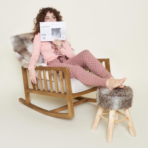 Charlie Choe Warm Nights bruin/roze pyjamabroek