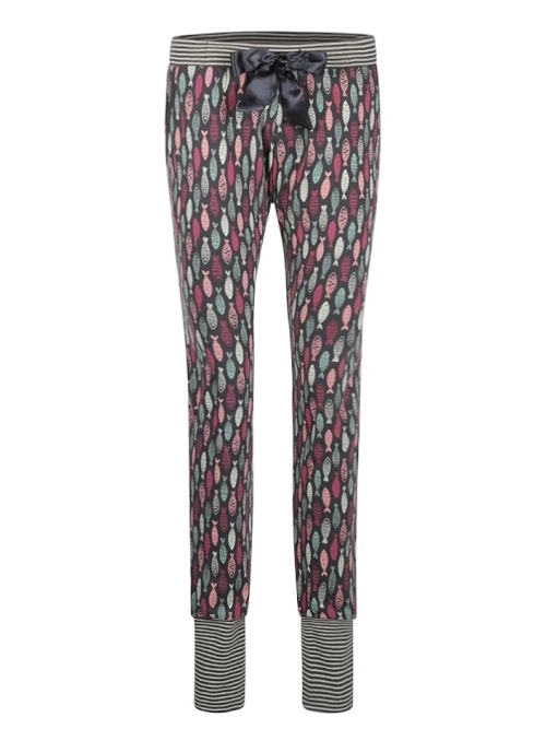 Charlie Choe Cold Days grijs/print pyjamabroek